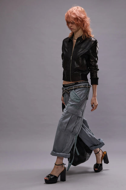 Lederjacke Berlin in Black Leather