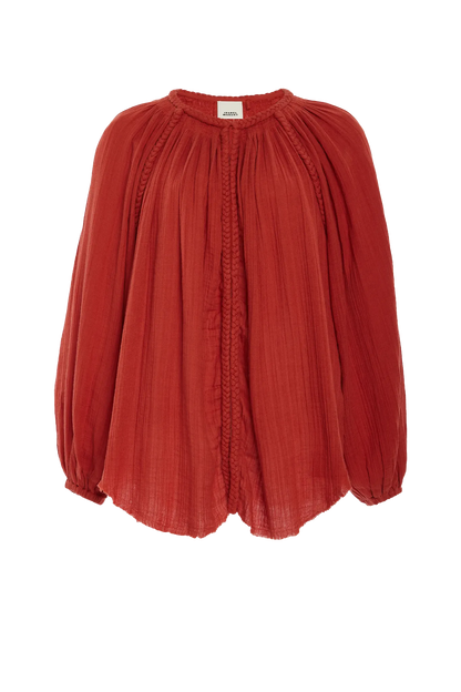 Bluse Jenna in Burnt Orange