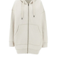 Hoodie Jacke Izia in Ecru