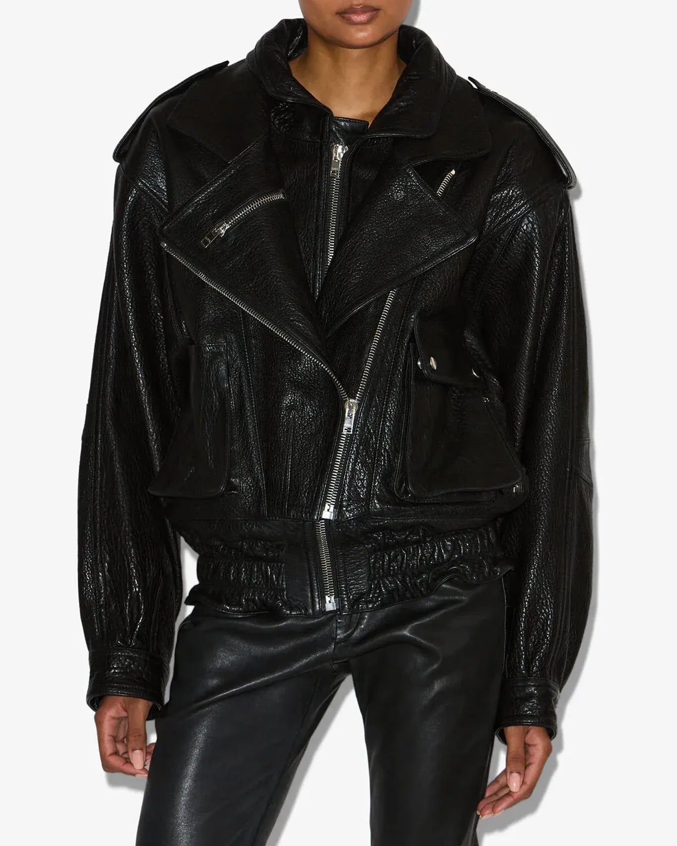 Lederjacke Aneli in Black