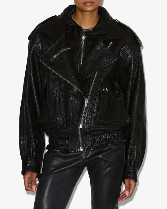 Lederjacke Aneli in Black