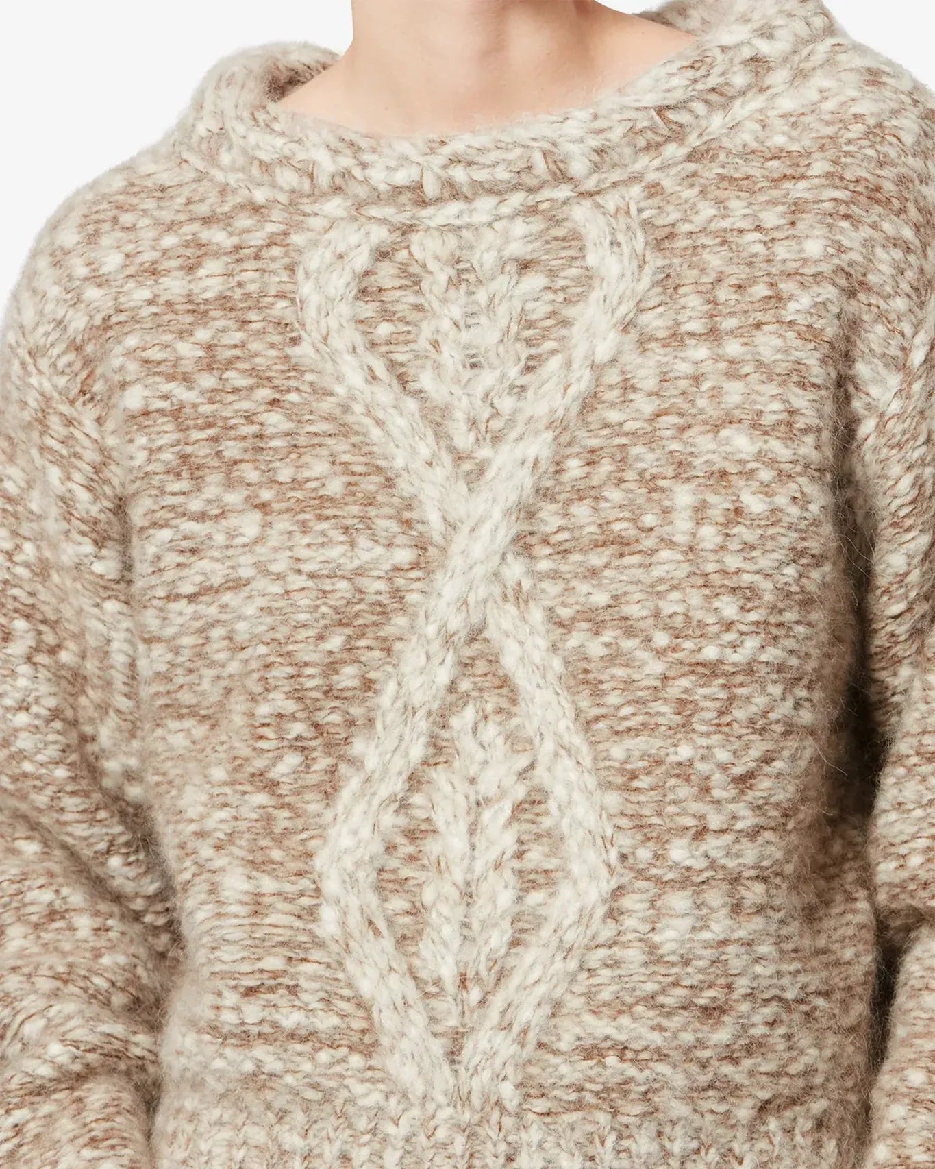 Pullover Dorota in Ecru/Bronze