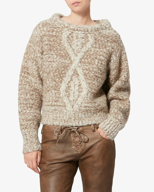 Pullover Dorota in Ecru/Bronze