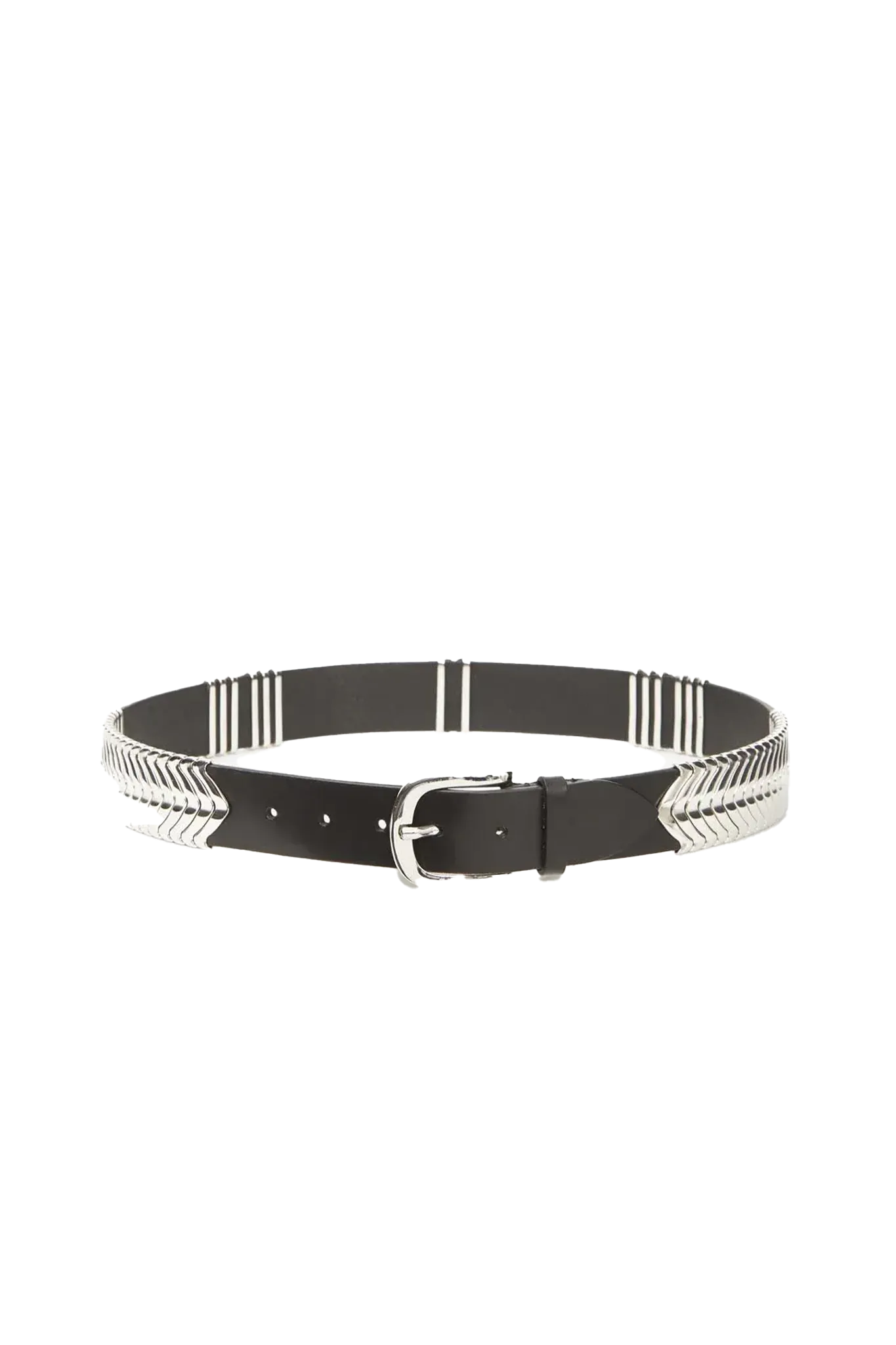 Gürtel Tehora in Black/Silver