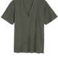 V neck Jessica  in Army Green
