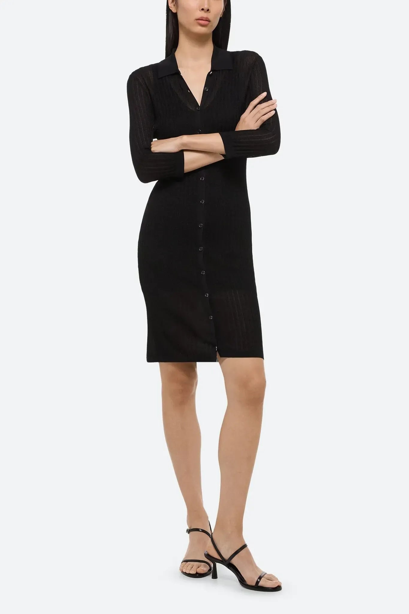 Kleid Schwarz HELMUT LANG für Damen