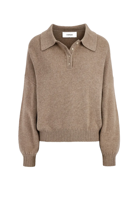 Pullover Nia in Warm Taupe