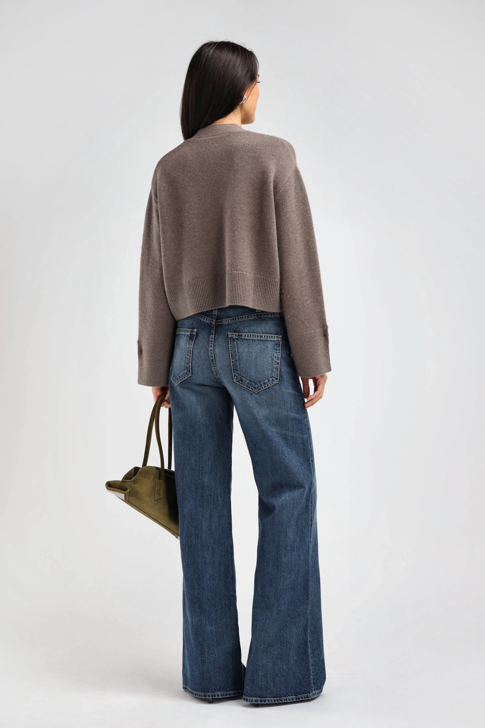 Cardigan Palais in Brown