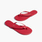 Flip-Flops Lily Solids in Red
