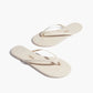 Flip-Flops Lily Solids in Cream