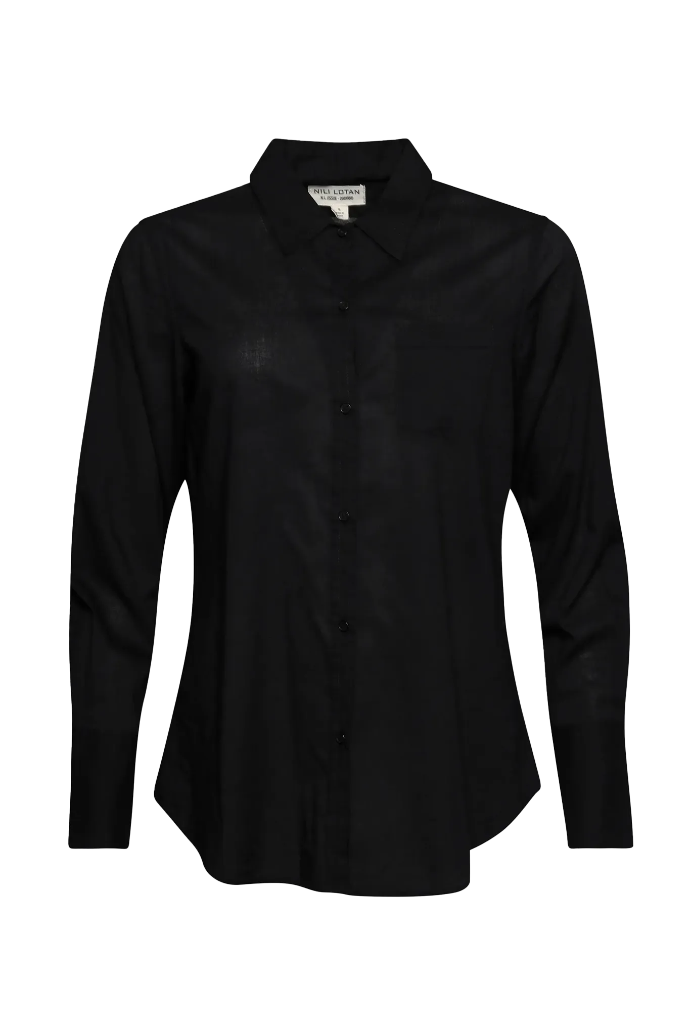 Hemd Cotton Voile NL in Black