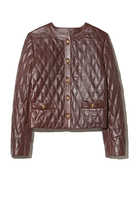Lederjacke Amy in Bordeaux