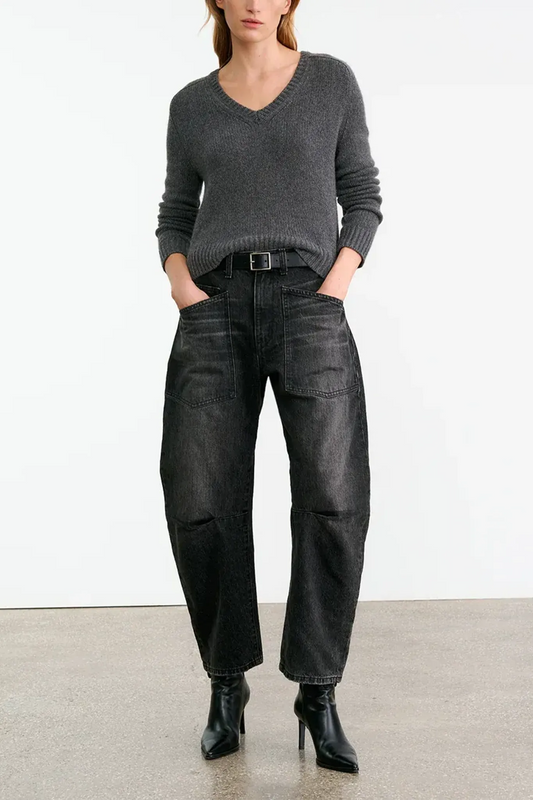 Jeans Shon in Stone Black Wash