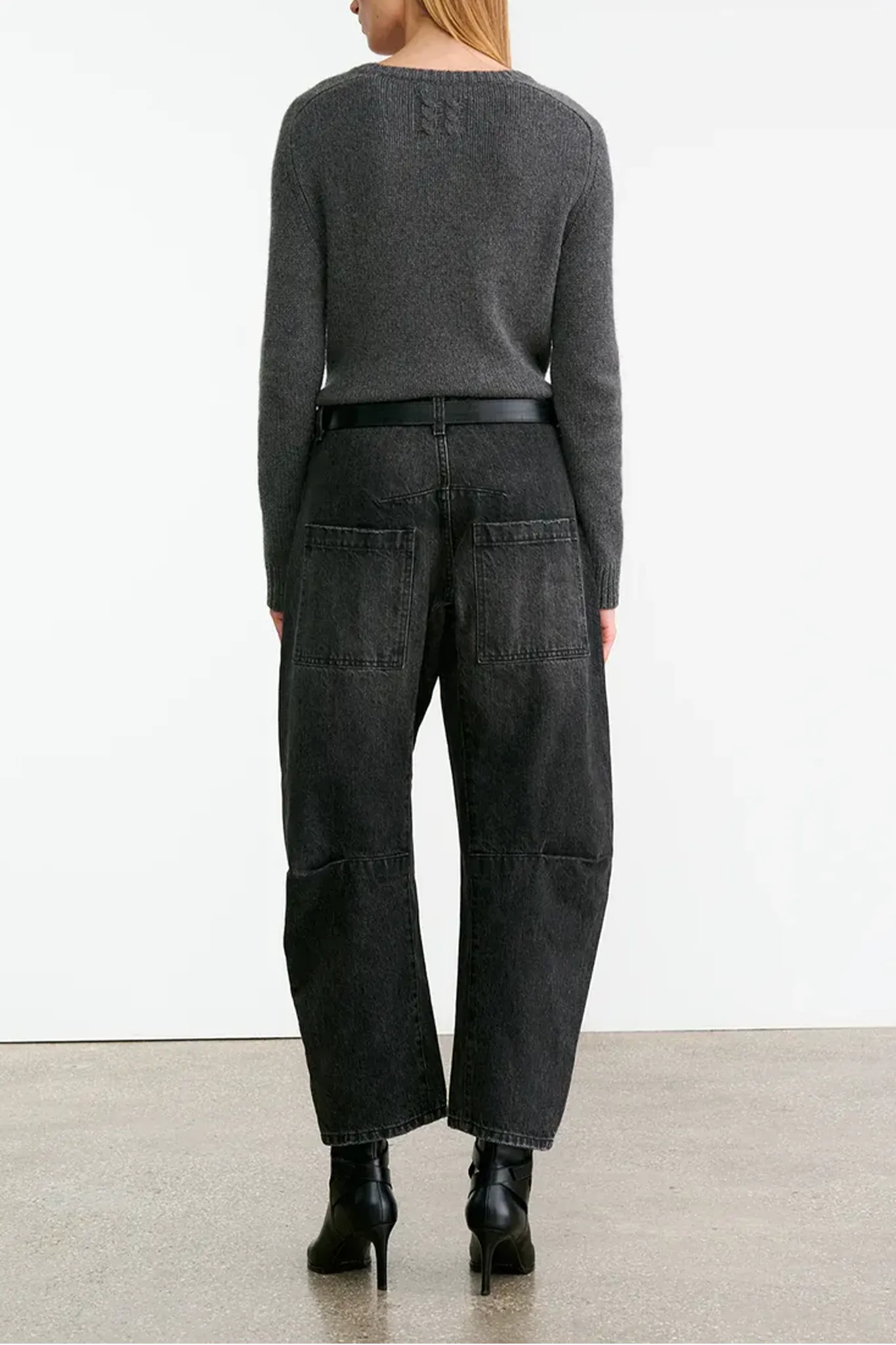 Jeans Shon in Stone Black Wash