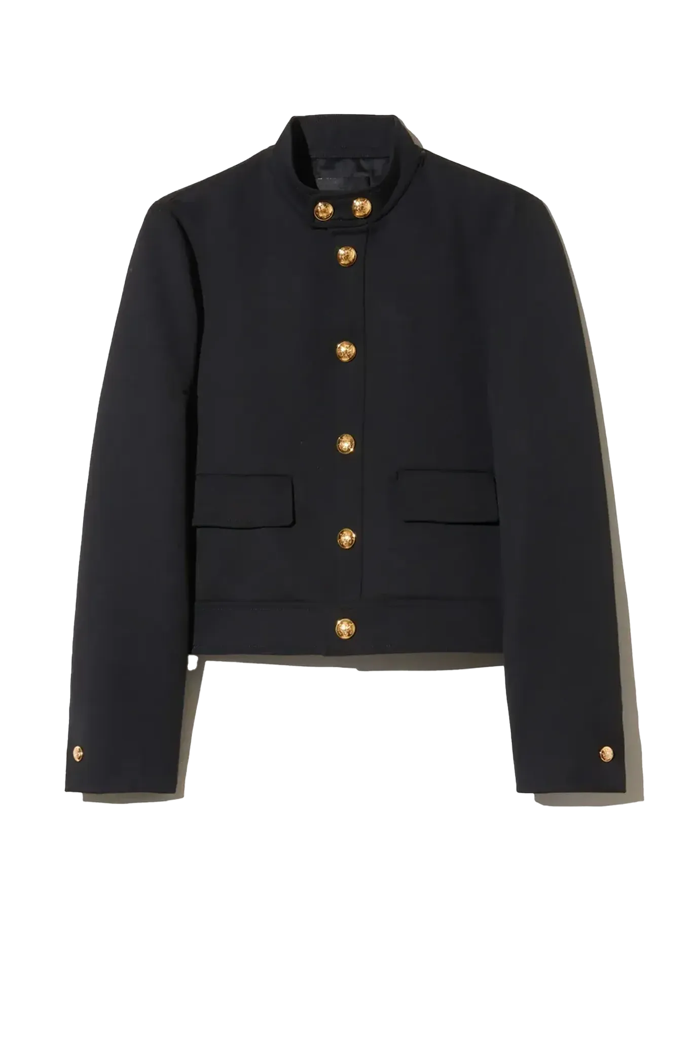 Jacke Hadley Cropped in Black