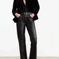 Lederhose Joan in Black