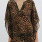 Erica Caftan in Vintage Leopard Print
