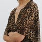 Erica Caftan in Vintage Leopard Print