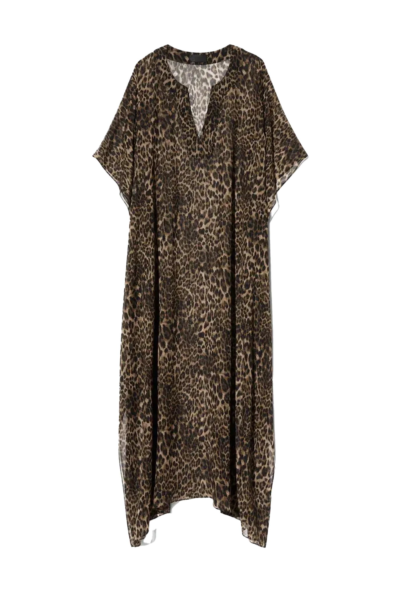 Erica Caftan in Vintage Leopard Print