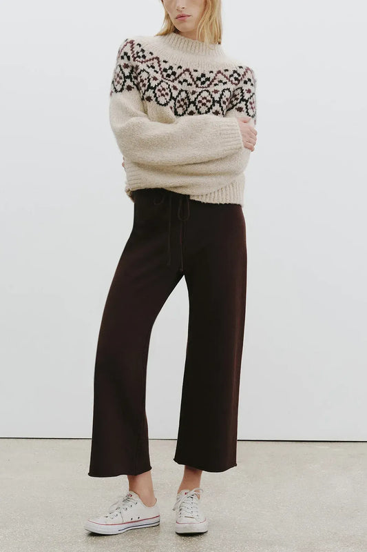 Hose Kiki in Espresso