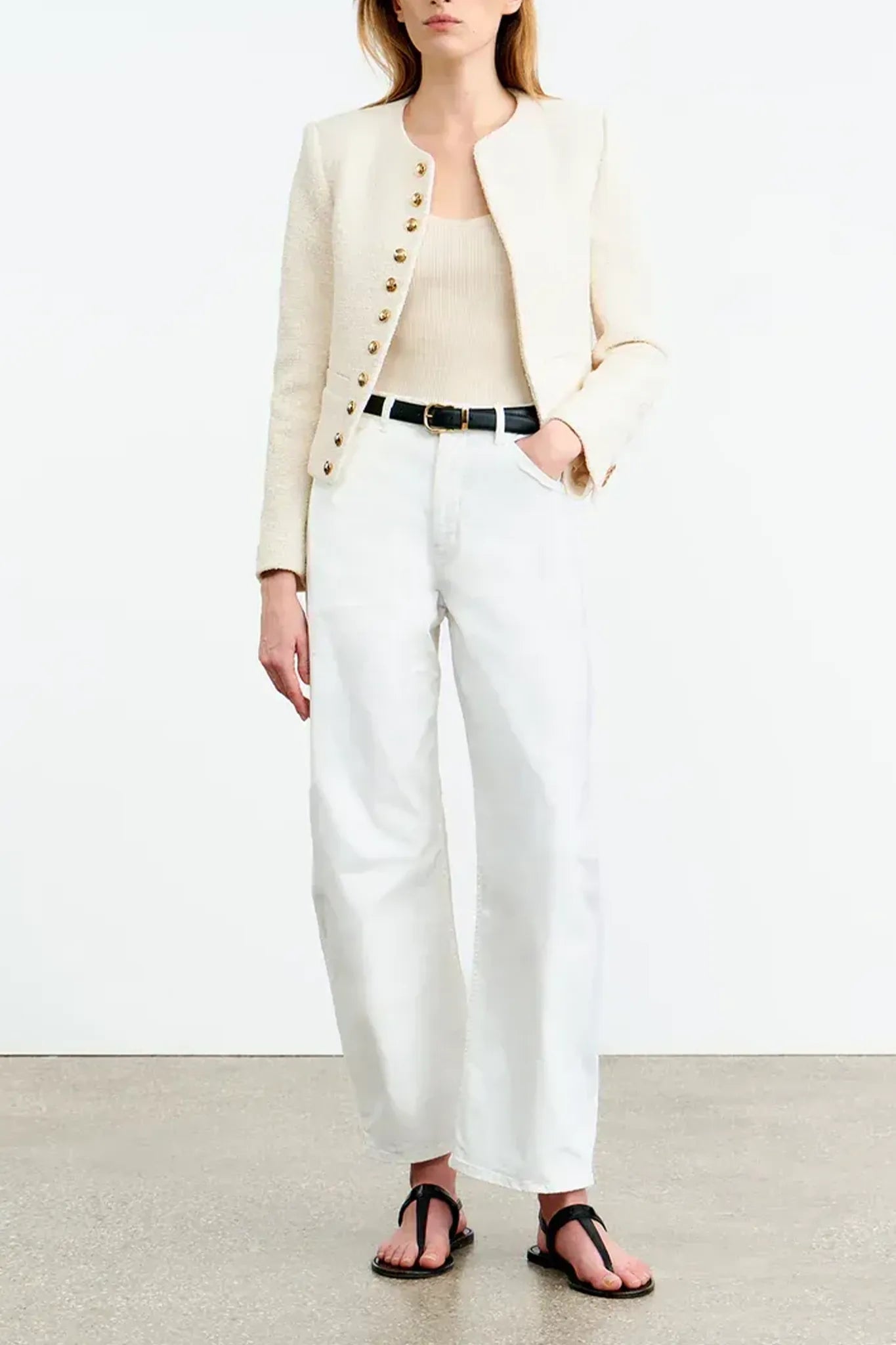 Jeans Tribeca in Cream