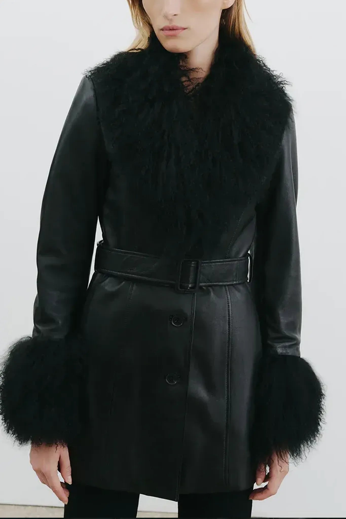 Lederjacke Sefa in Black