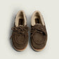 Deck Loafer Shearling in Dark Brown