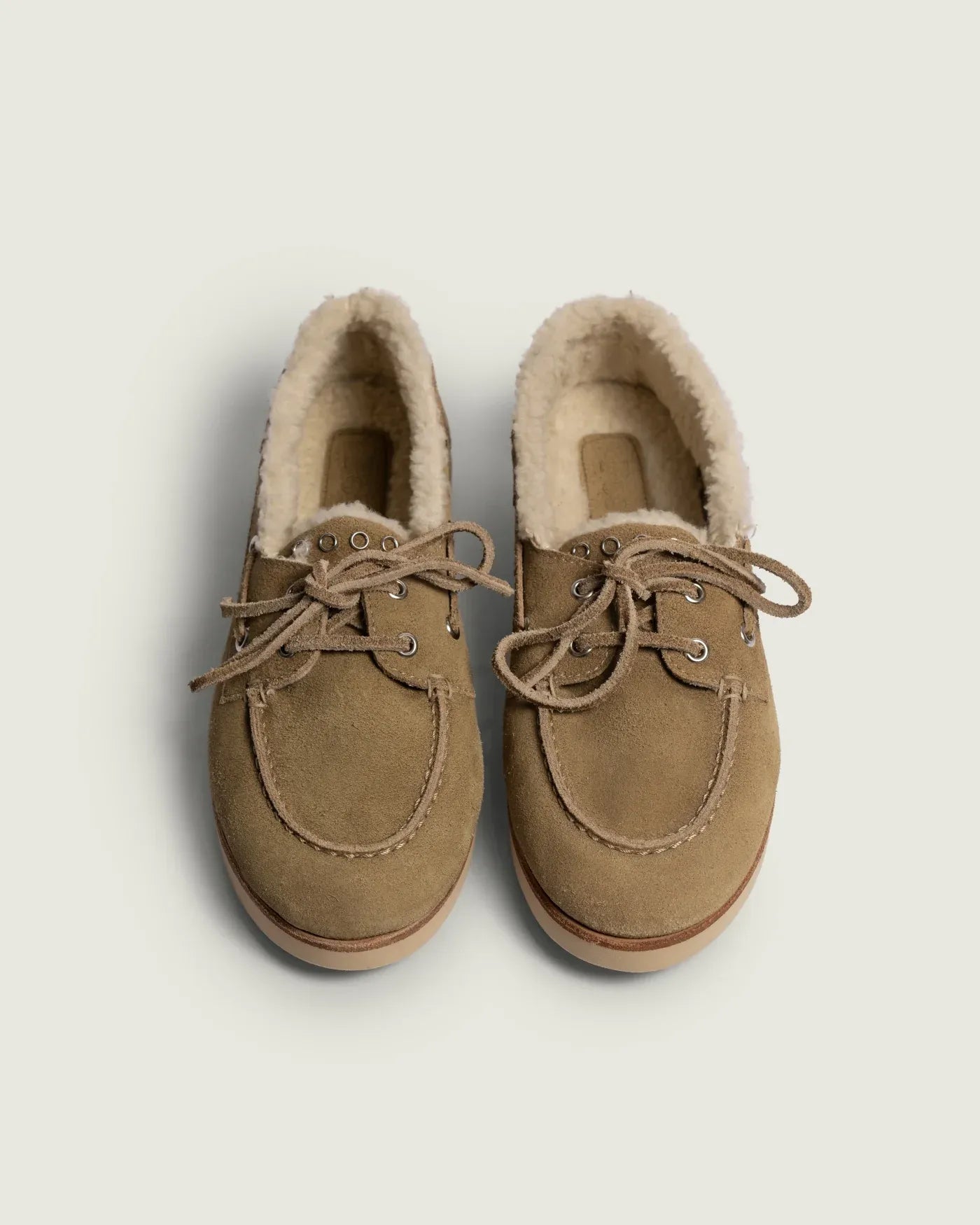 Deck Loafer Shearling in Tan