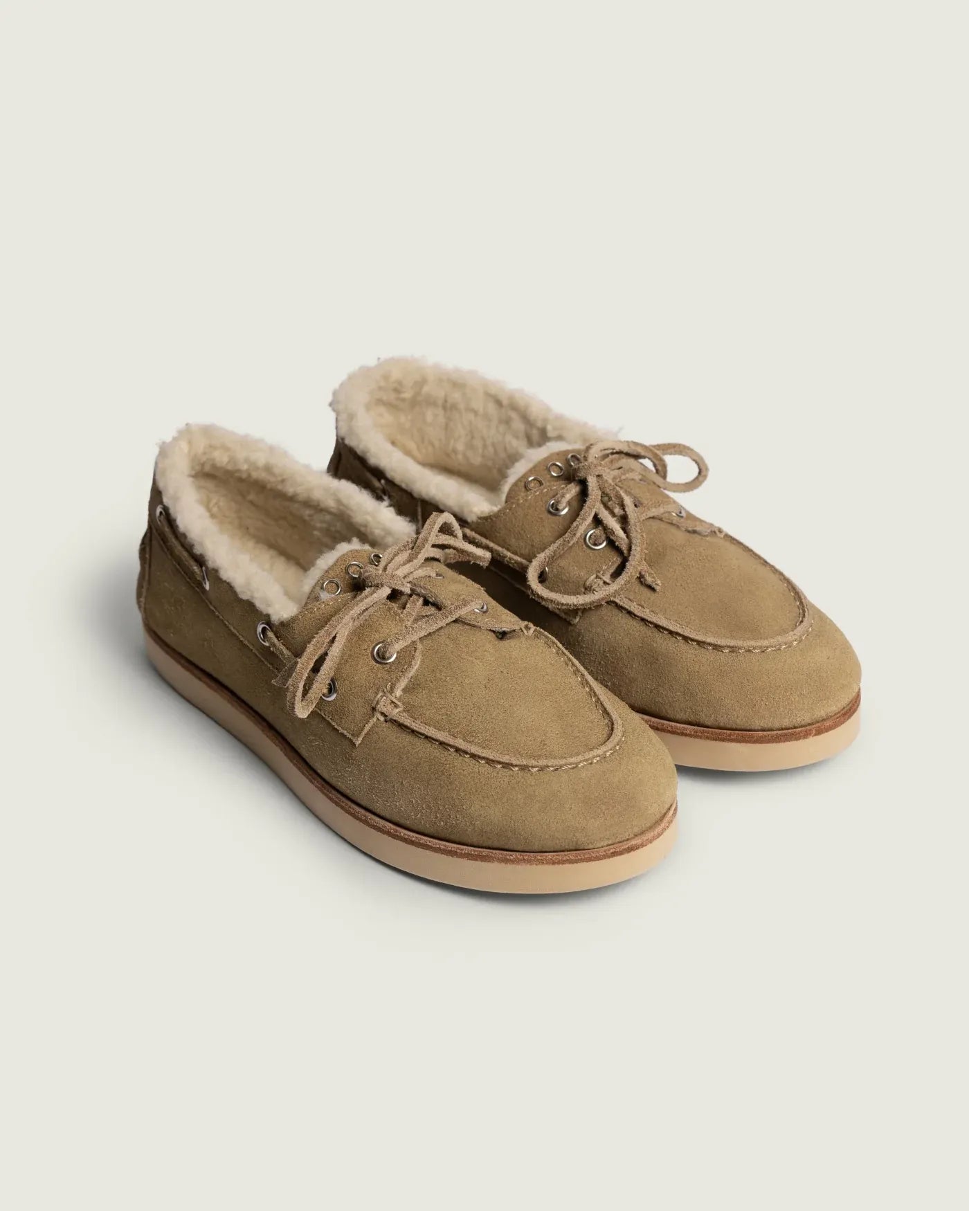 Deck Loafer Shearling in Tan