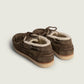 Deck Loafer Shearling in Dark Brown