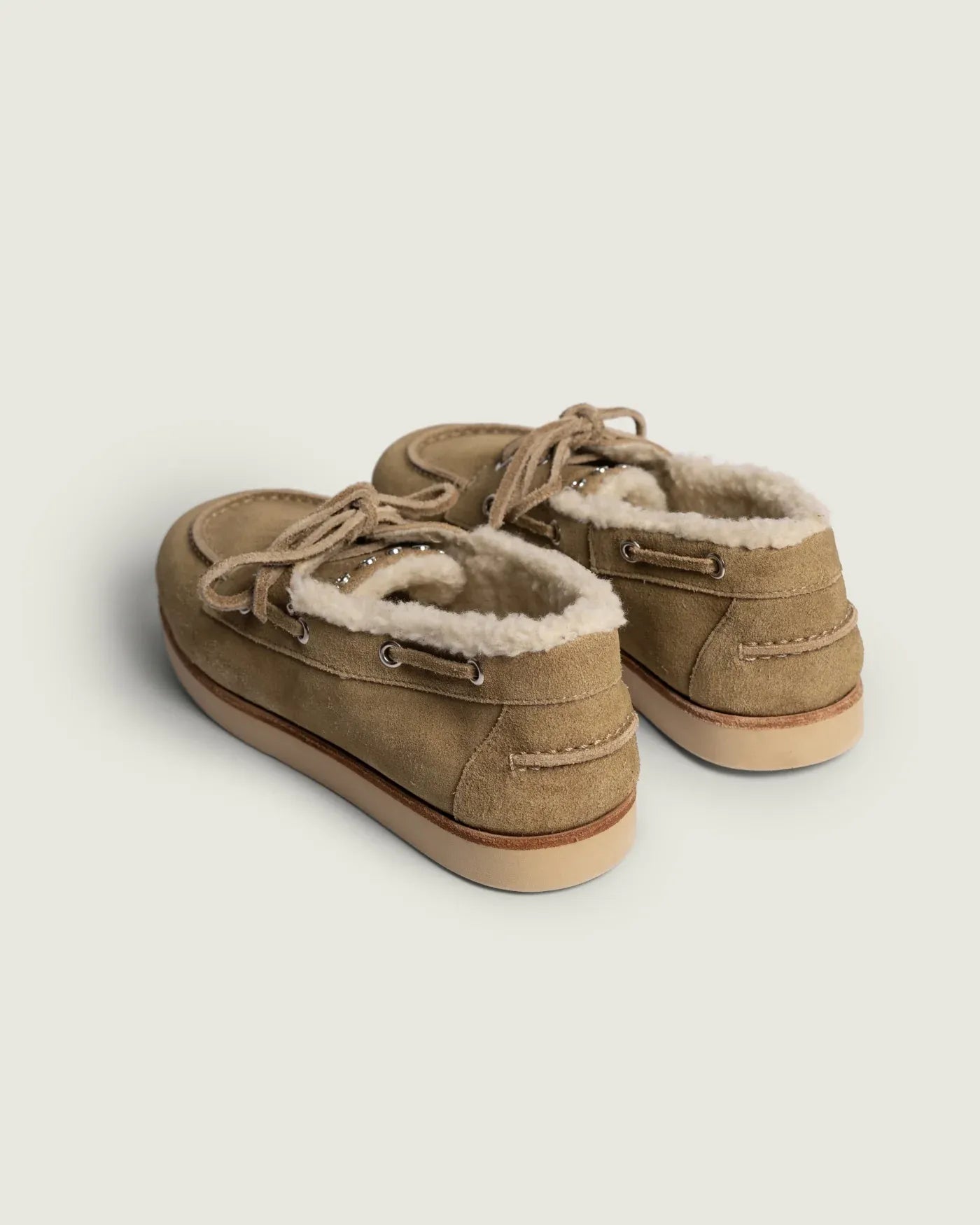 Deck Loafer Shearling in Tan