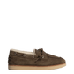 Deck Loafer Shearling in Dark Brown