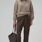 Hose Flores in Brown