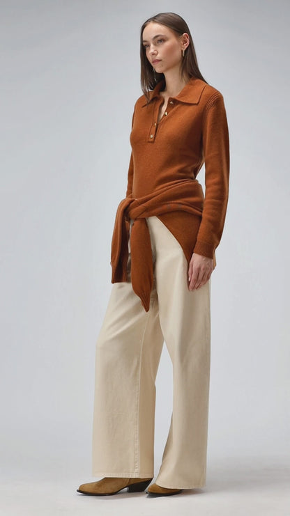 Pullover Celeste in Autumn Leave