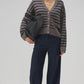 Cardigan Ramatuelle in Nougat-Navy
