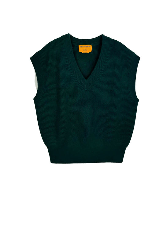 Top Rib Vest in Holly