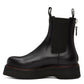 Chelsea Boot Single Stack in Black