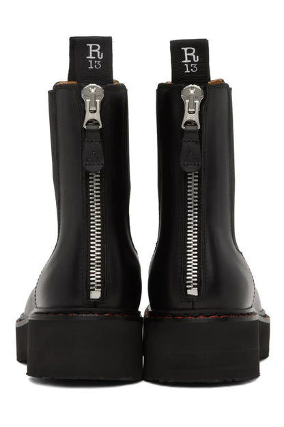 Chelsea Boot Single Stack in Black