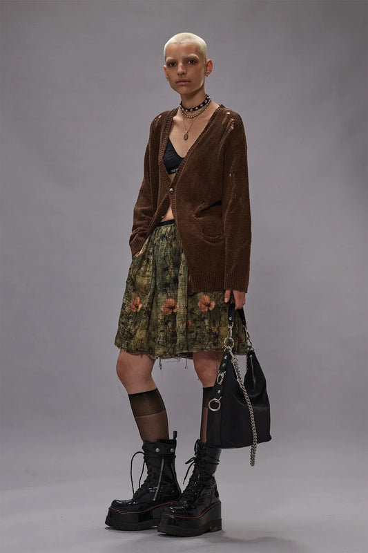 Cardigan Boyfriend in Brown