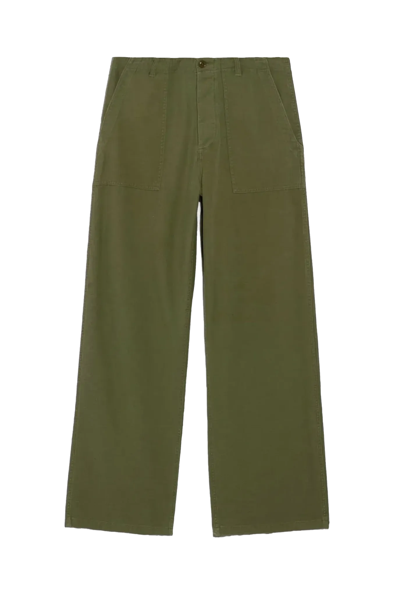 Hose Wide Leg Utility Pant in Olive