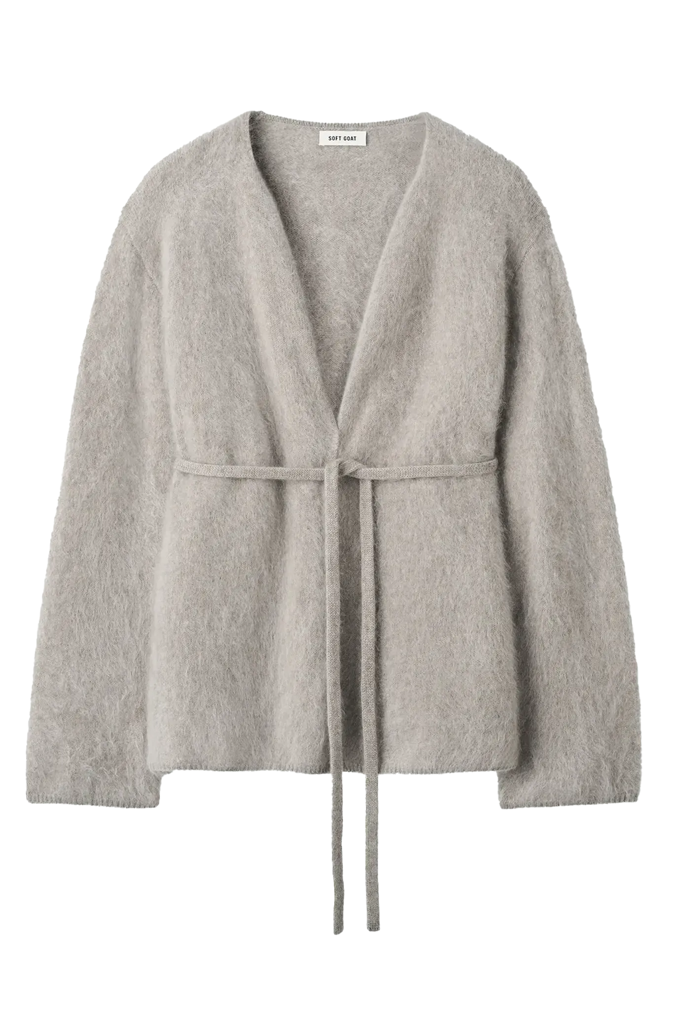 Cardigan Brushed in Greige