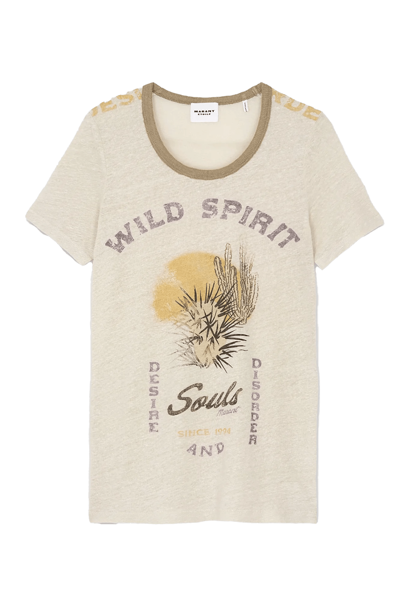 T-Shirt Beige ISABEL MARANT ETOILE für Damen