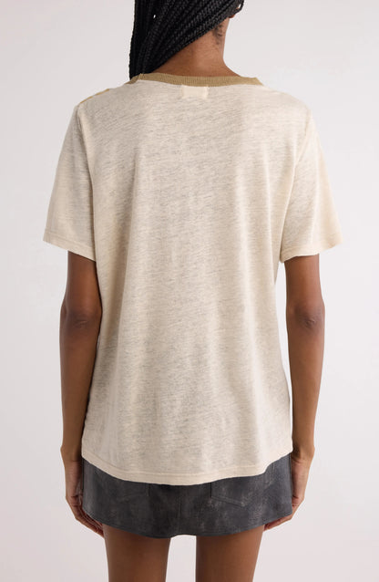 T-Shirt Beige ISABEL MARANT ETOILE für Damen
