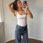 Tanktop Weiß LADNERI für Damen