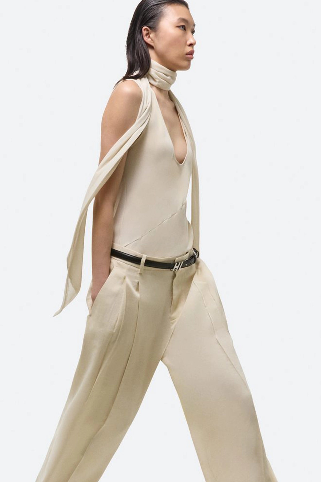 Top Beige HELMUT LANG für Damen