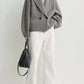 Cardigan Shawl-Lapel in Mid Grey Melange