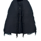 Jacke Fringed Scarf in Black