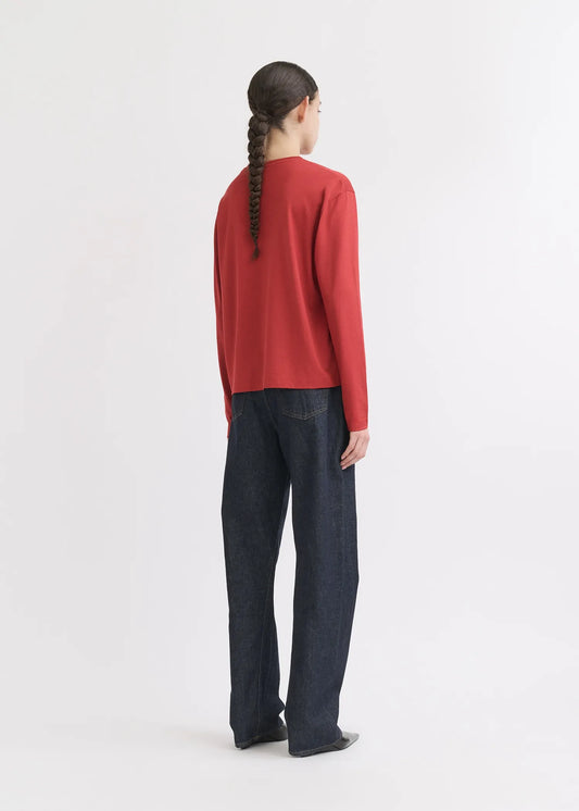 Longsleeve Classic Tee in Poppy