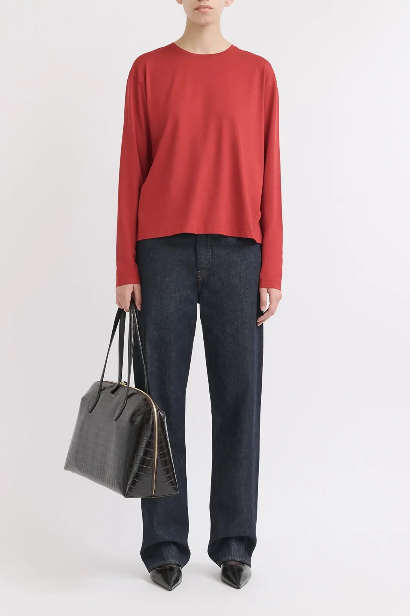 Longsleeve Classic Tee in Poppy