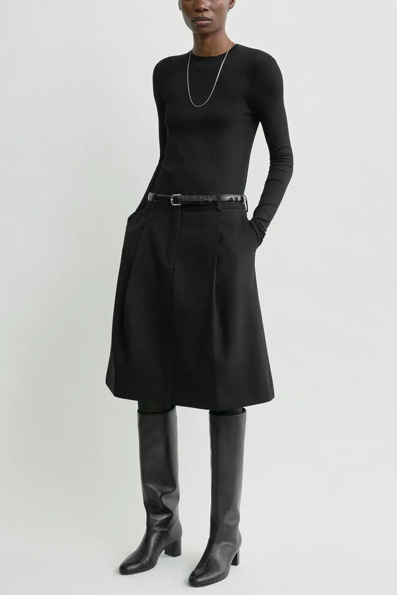 Longsleeve  Jersey in Black